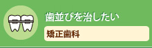 歯並びを治したい歯並びを治したい